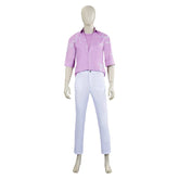 KPop Demon Hunters (2025) Jinu Saja Pink Shirt Trousers Set Cosplay Costume